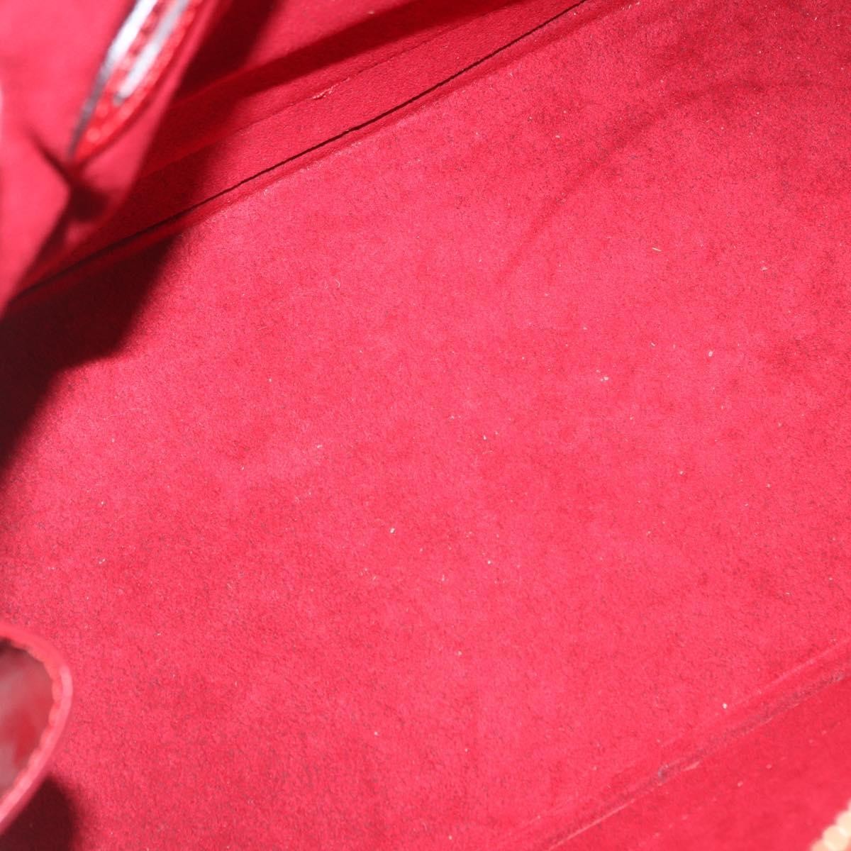 Louis Vuitton Alma Epi Leather Red Leather Handbag (Pre-Owned)