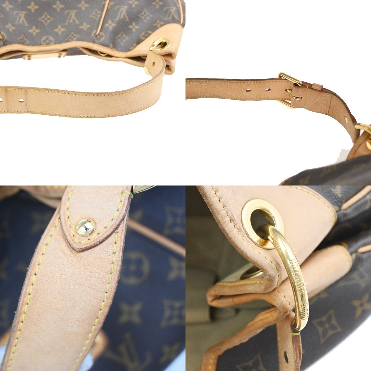 Louis Vuitton Galliera Monogram Canvas Brown Canvas Handbag (Pre-Owned)