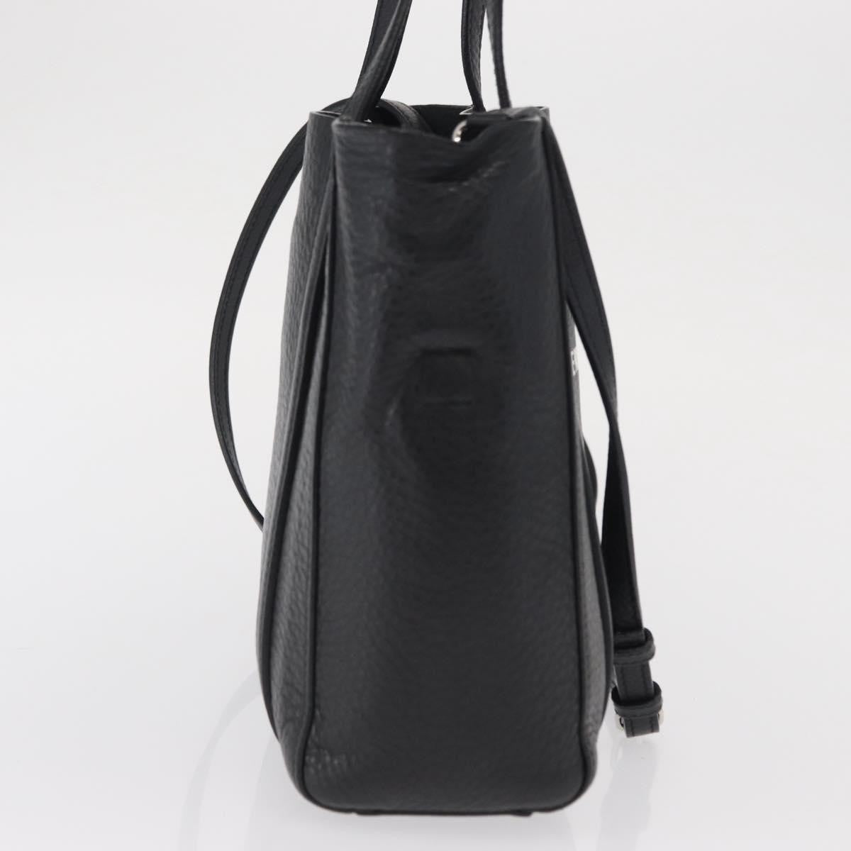 Balenciaga Everyday Leather Black Leather Tote Bag Bag (Pre-Owned)