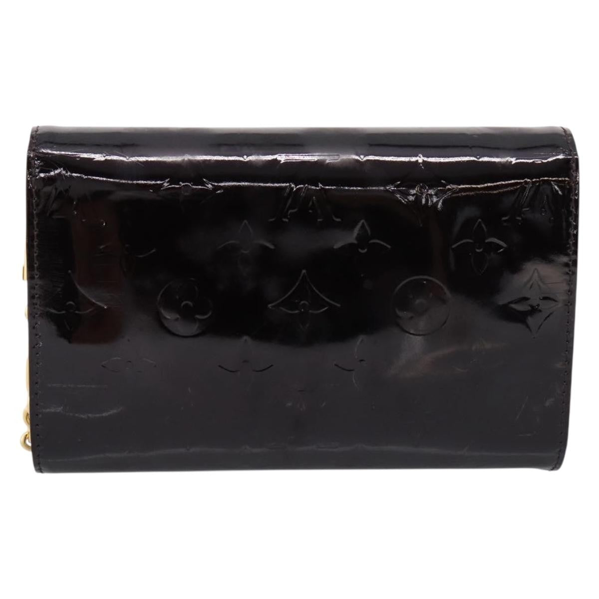 Louis Vuitton Bel Air Pochette Monogram Vernis Burgundy Patent_Leather Clutche & Pouche Bag (Pre-Owned)