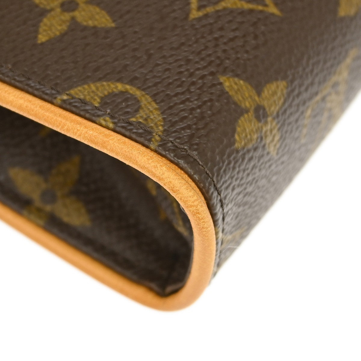 Louis Vuitton Florentine Pochette Canvas Brown Canvas Clutche & Pouche Bag (Pre-Owned)