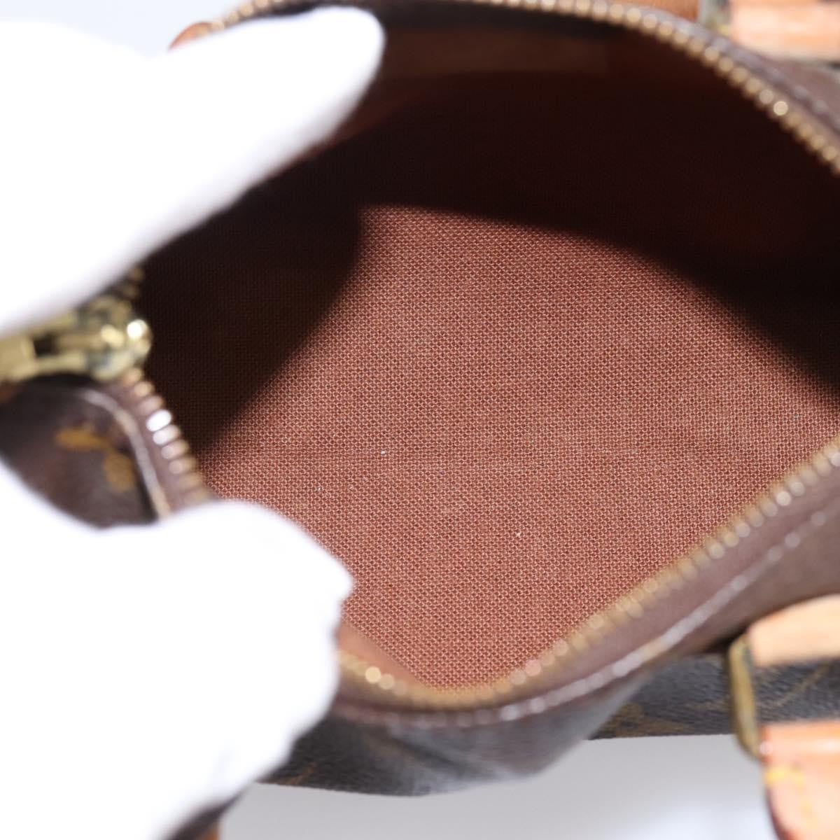 Louis Vuitton Speedy Mini Hl Monogram Canvas Brown Canvas Handbag (Pre-Owned)