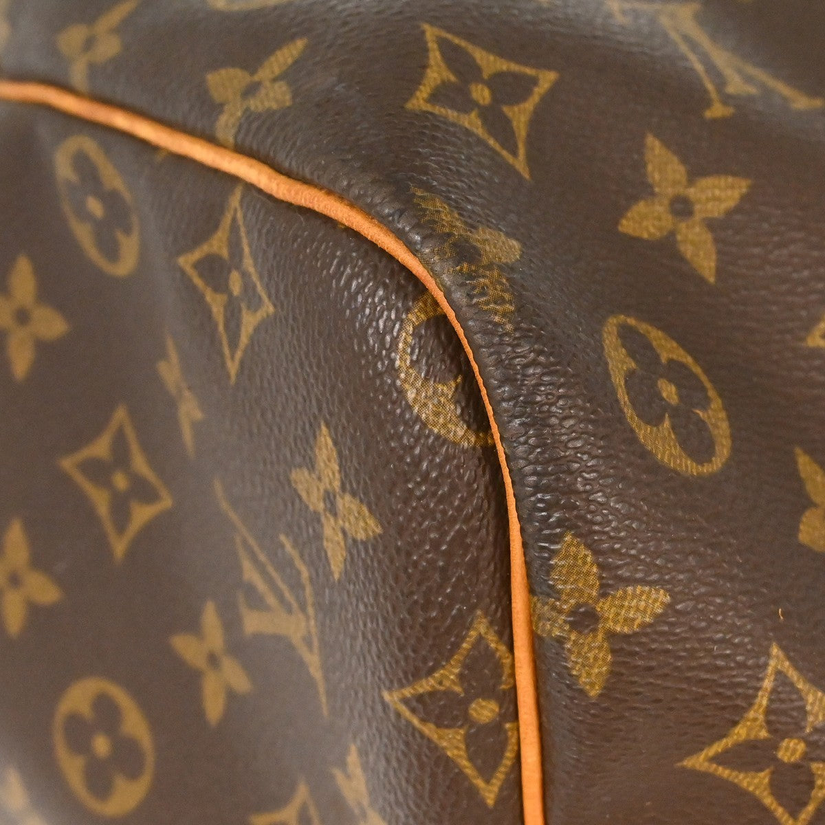 Louis Vuitton Keepall Monogram Canvas Brown Canvas Travel Bag Bag (Pre-Owned)