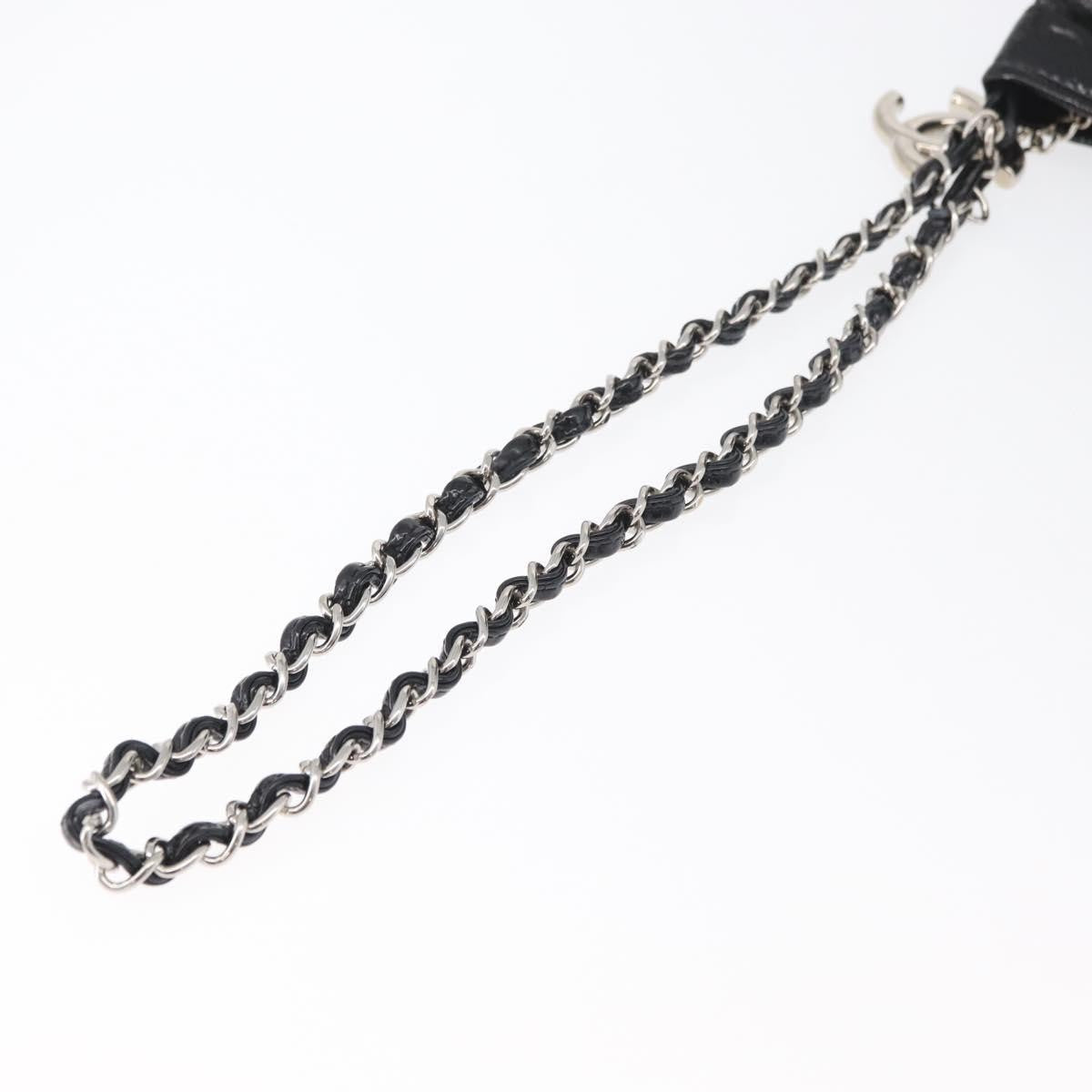 Chanel Bon Bon Pyramid Wristlet Patent Black Patent_Leather Shoulder Bag Bag (Pre-Owned)