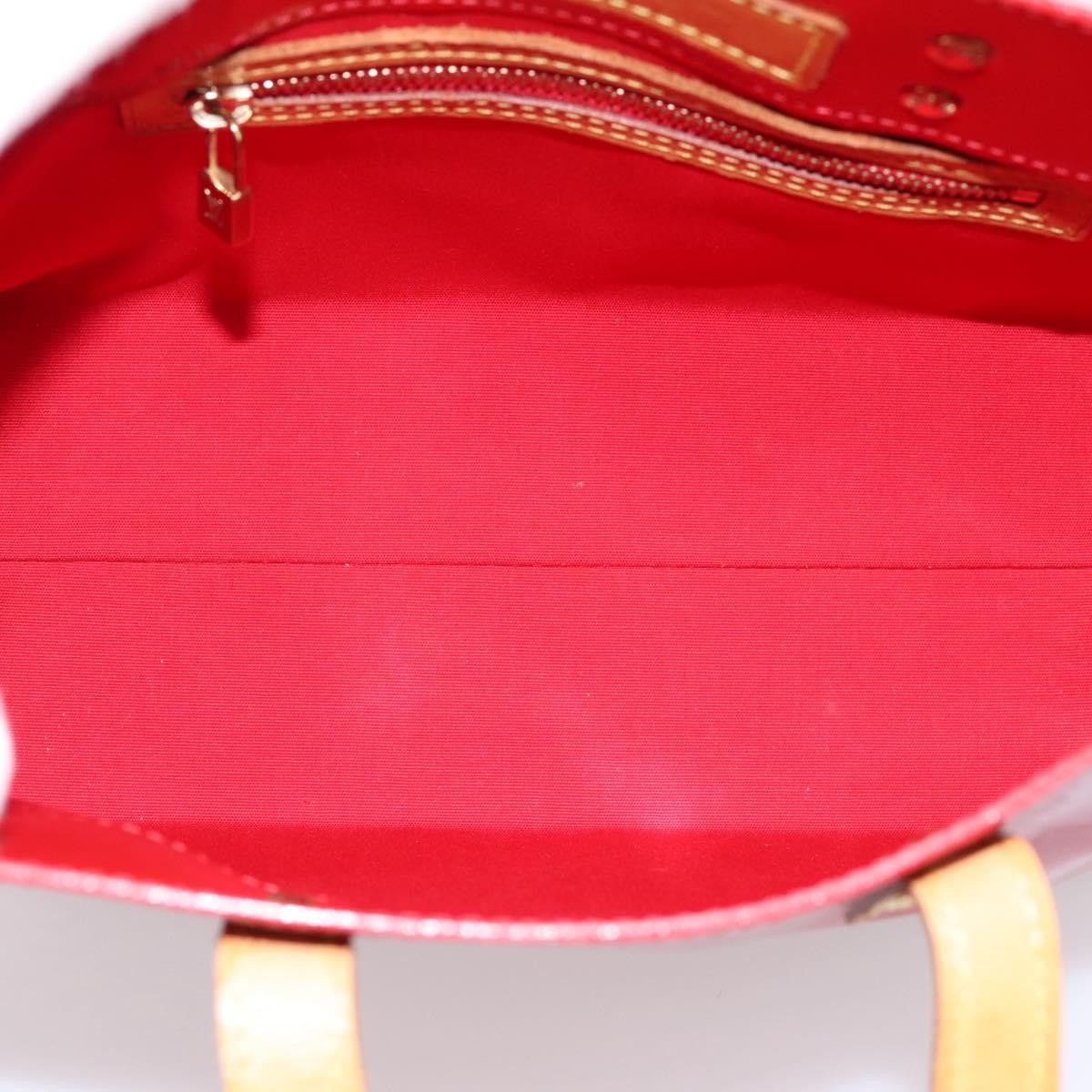 Louis Vuitton Reade Monogram Vernis Red Patent_Leather Handbag (Pre-Owned)