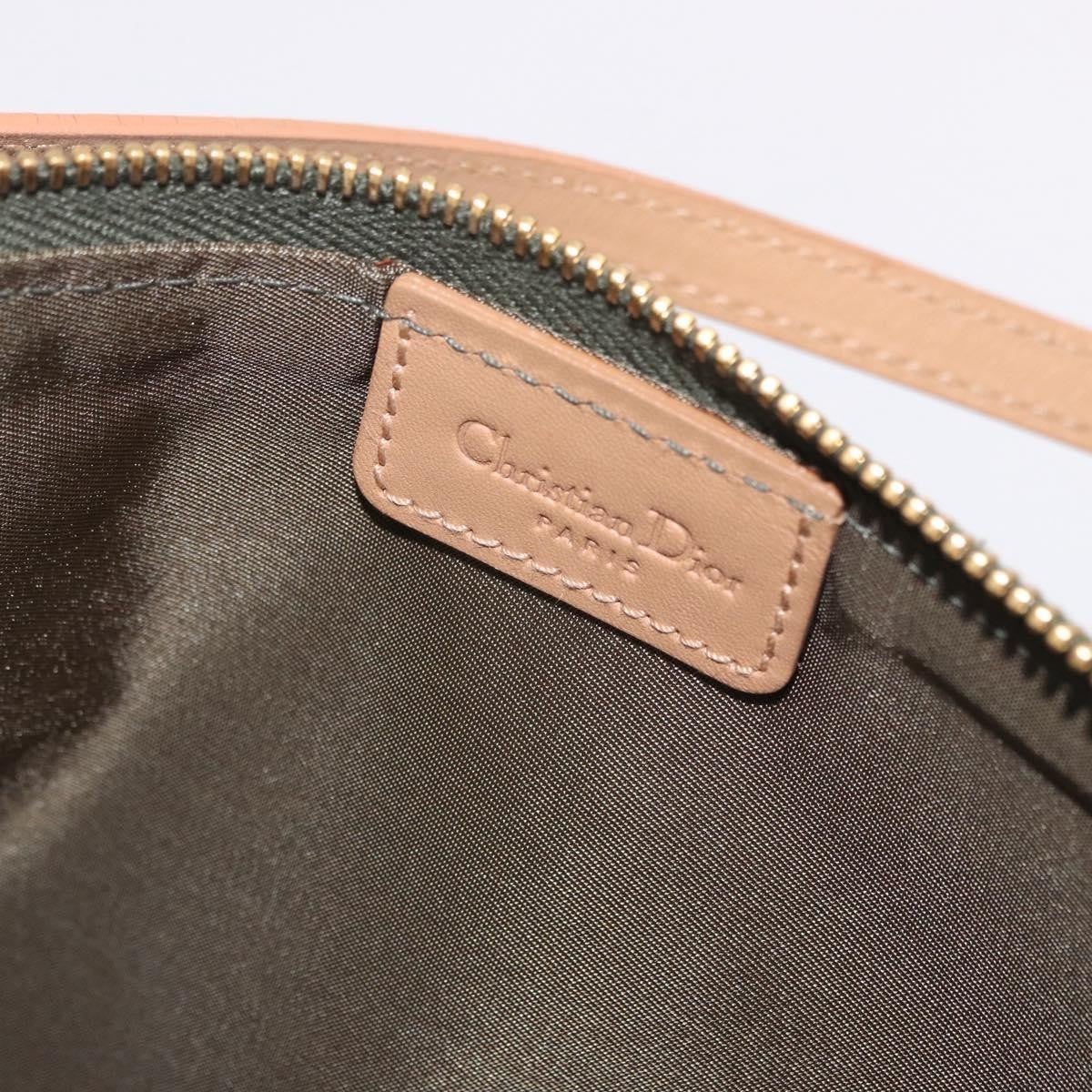 Christian Dior Saddle Canvas Khaki Canvas Handbag (Pre-Owned)