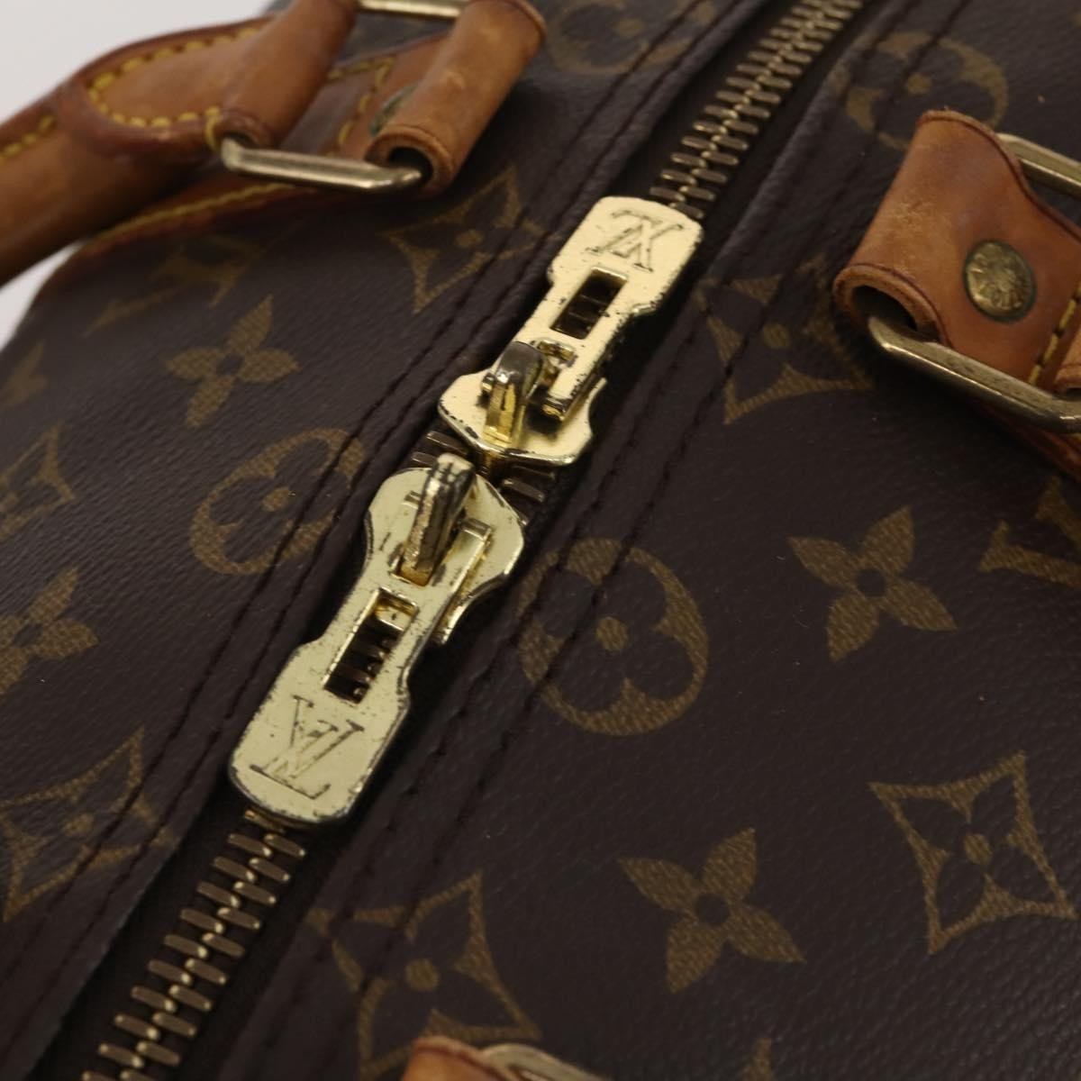 Louis Vuitton Keepall Monogram Canvas Brown Canvas Travel Bag Bag (Pre-Owned)