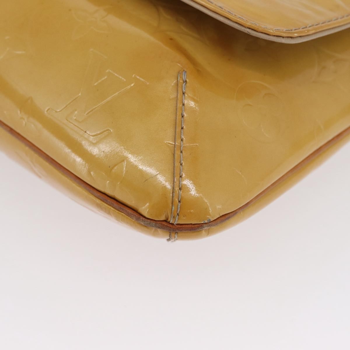 Louis Vuitton Thompson Street Monogram Vernis Beige Patent_Leather Shoulder Bag Bag (Pre-Owned)