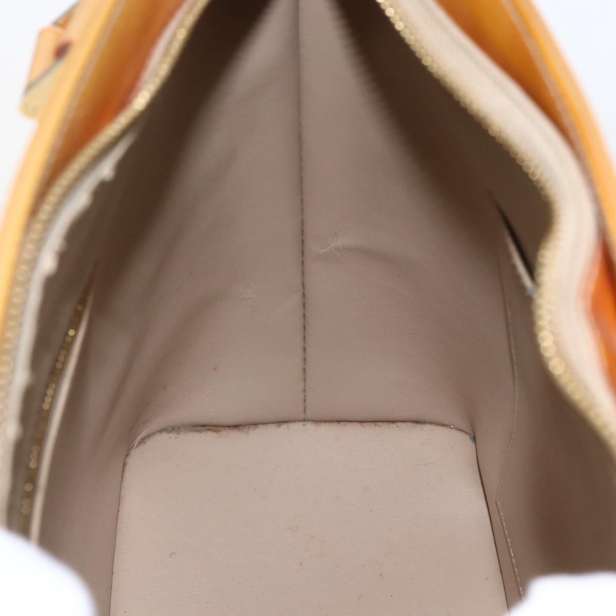 Louis Vuitton Houston Monogram Vernis Beige Patent_Leather Tote Bag Bag (Pre-Owned)
