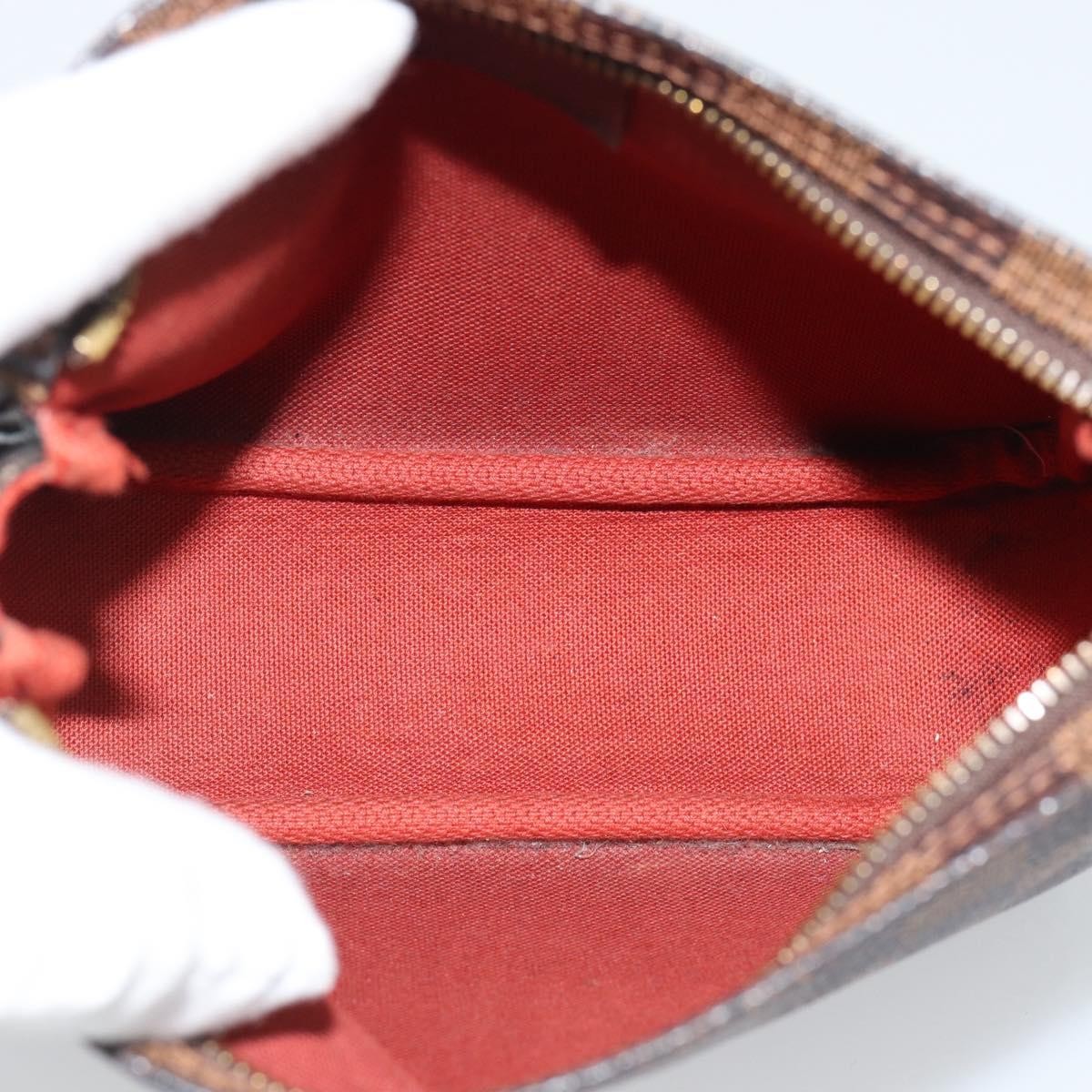 Louis Vuitton Trousse Make Up Damier Canvas Brown Canvas Clutche & Pouche Bag (Pre-Owned)