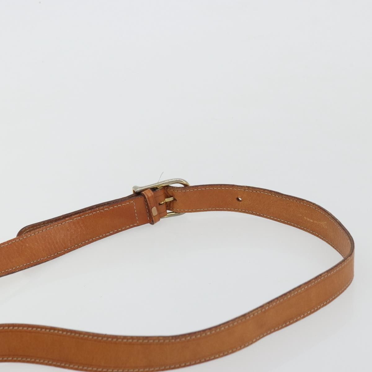 Celine Vintage Macadam Canvas And Leather Brown Canvas Shoulder Bag Bag (Pre-Owned)