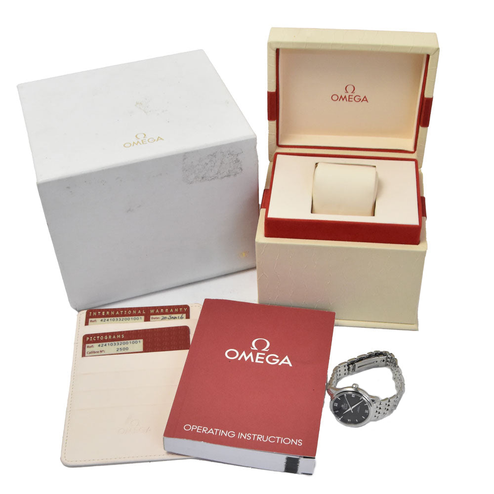 Omega De Ville Prestige Co-Axial Chronometer Automatic Stainless Steel Watch (Pre-Owned)