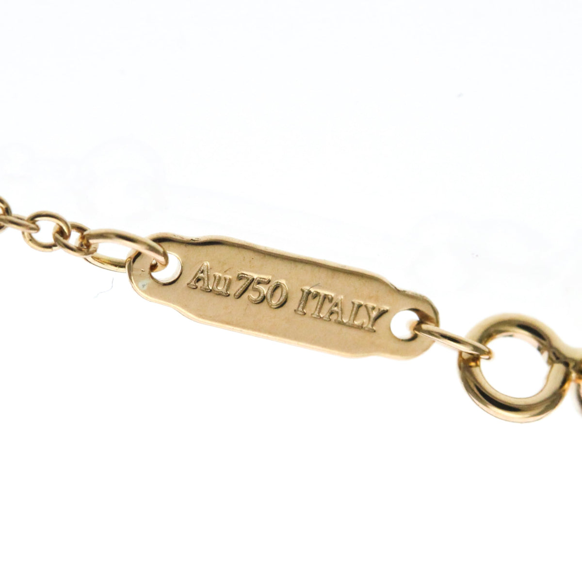 Tiffany & Co. T Smile Pendant 18K Rose Gold And Diamonds Gold Pink_Gold Necklace Jewelry (Pre-Owned)