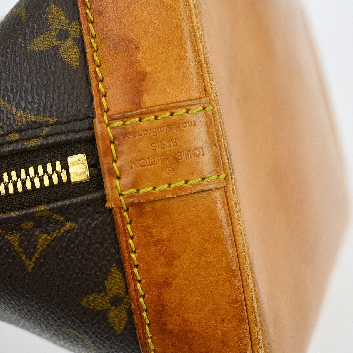 Louis Vuitton Alma Monogram Canvas Brown Canvas Handbag (Pre-Owned)