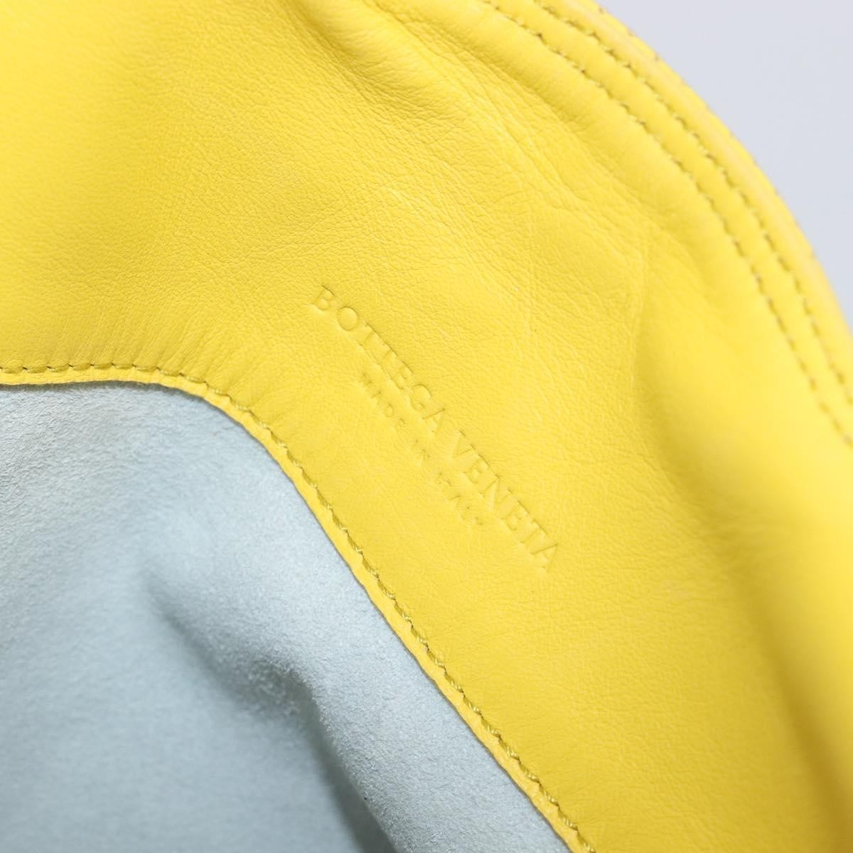 Bottega Veneta Tote Perforated Intrecciato Yellow Leather Tote Bag Bag (Pre-Owned)