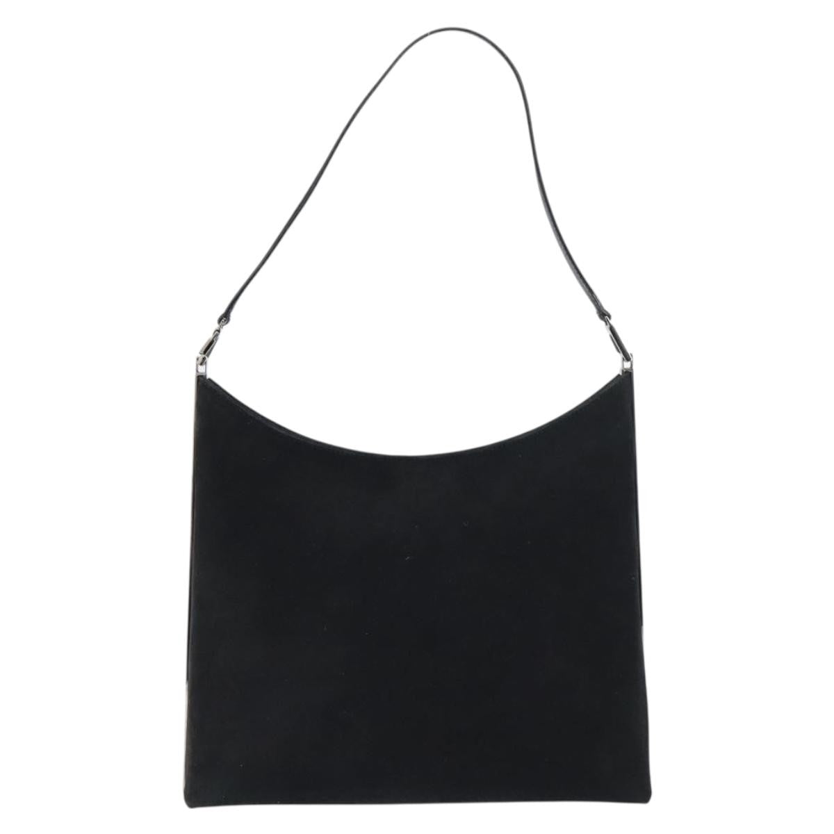 Salvatore Ferragamo Vintage Suede Black Suede Shoulder Bag Bag (Pre-Owned)
