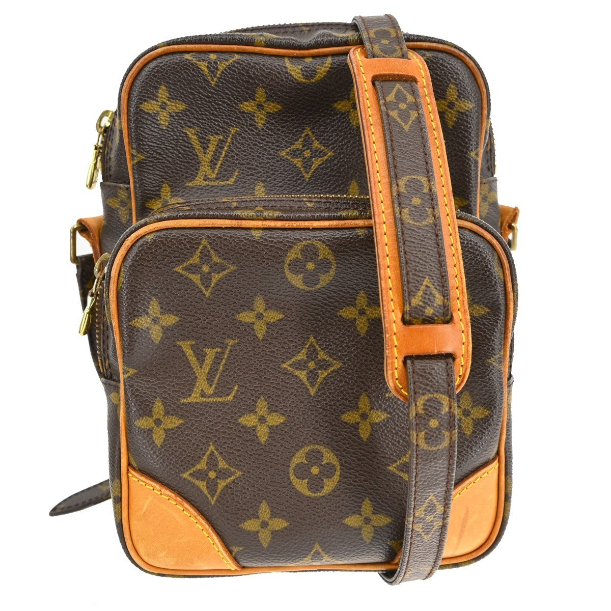 Louis Vuitton Amazone Monogram Canvas Brown Canvas Shoulder Bag Bag (Pre-Owned)