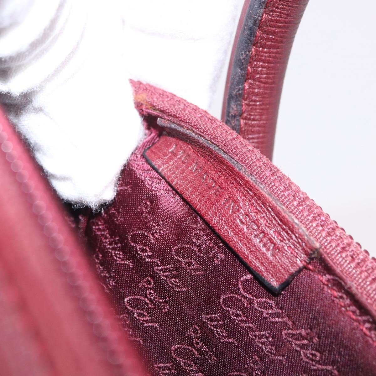 Cartier Must Line Leather Burgundy Leather Handbag (Pre-Owned)