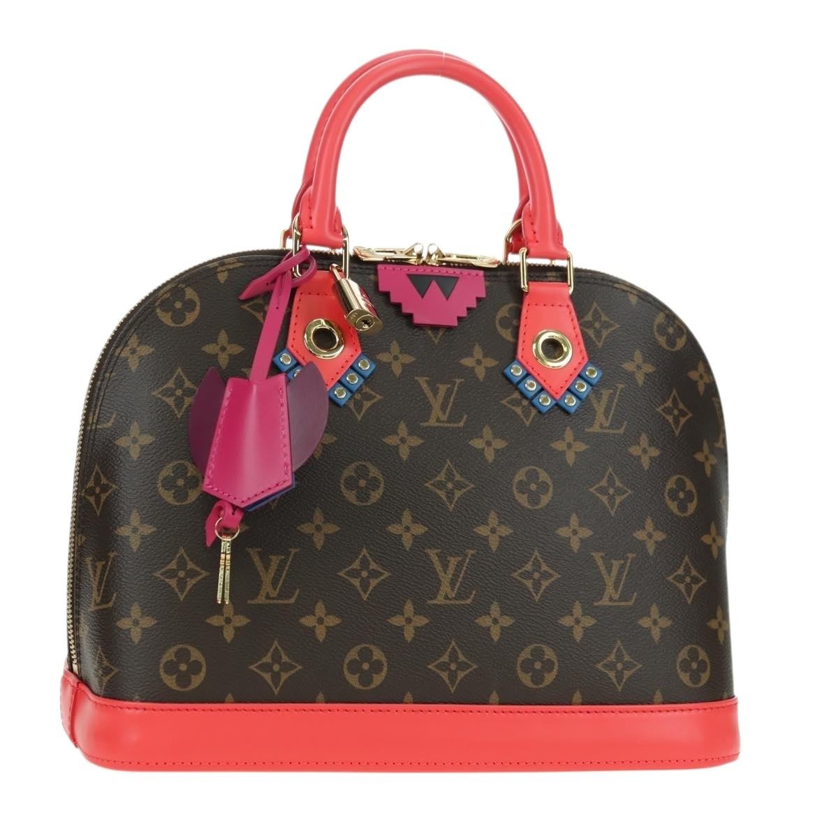 Louis Vuitton Alma Monogram Canvas Multicolour Canvas Handbag (Pre-Owned)