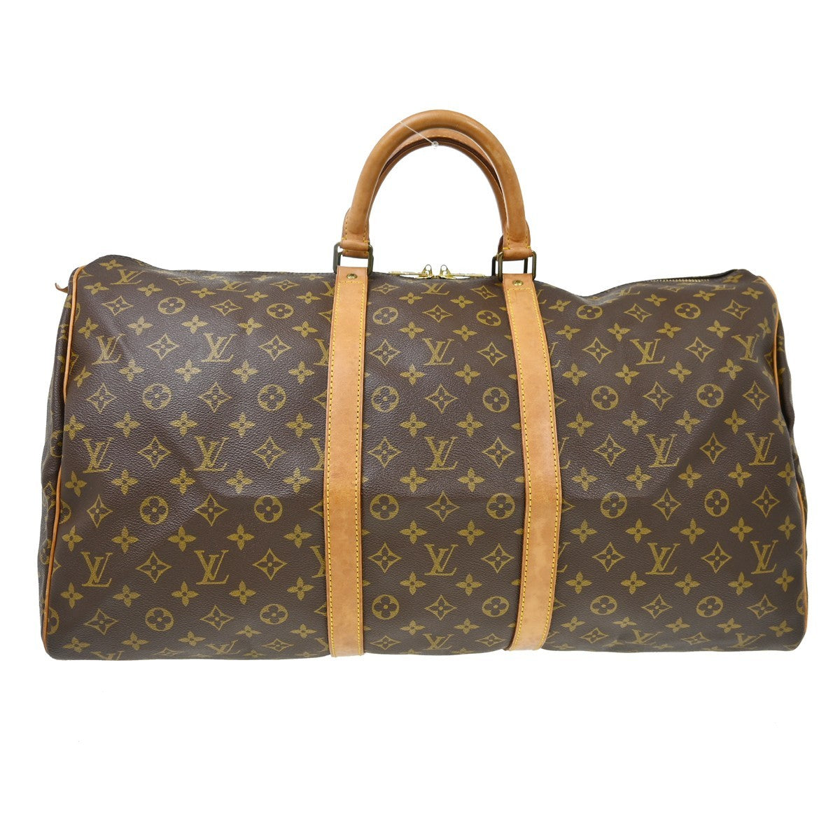 Louis Vuitton Keepall Monogram Canvas Brown Canvas Travel Bag Bag (Pre-Owned)