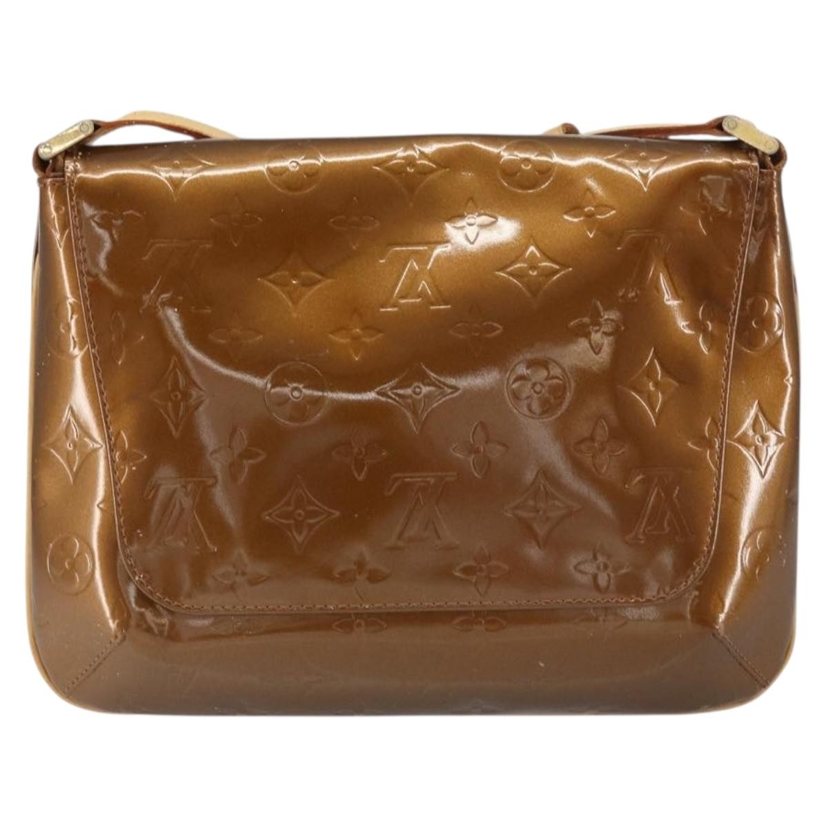 Louis Vuitton Thompson Street Monogram Vernis Brown Patent_Leather Shoulder Bag Bag (Pre-Owned)