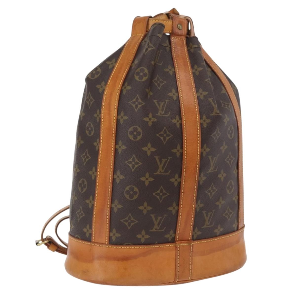 Louis Vuitton Randonnee Monogram Canvas Brown Canvas Shoulder Bag Bag (Pre-Owned)