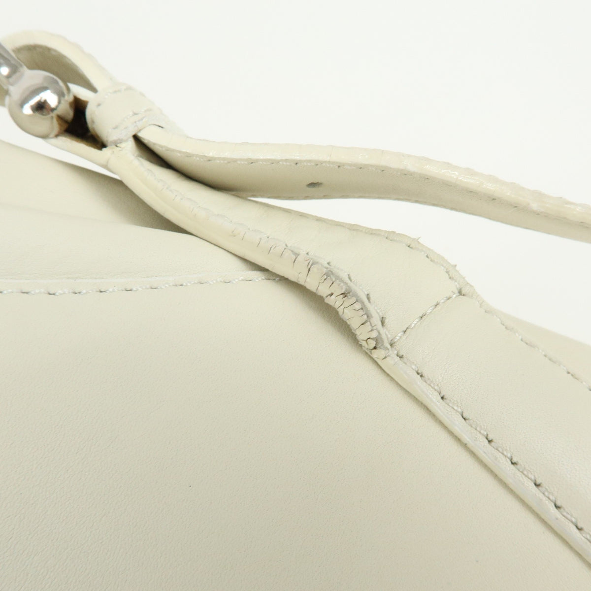 Loewe Anton Sling Leather White Leather Handbag (Pre-Owned)
