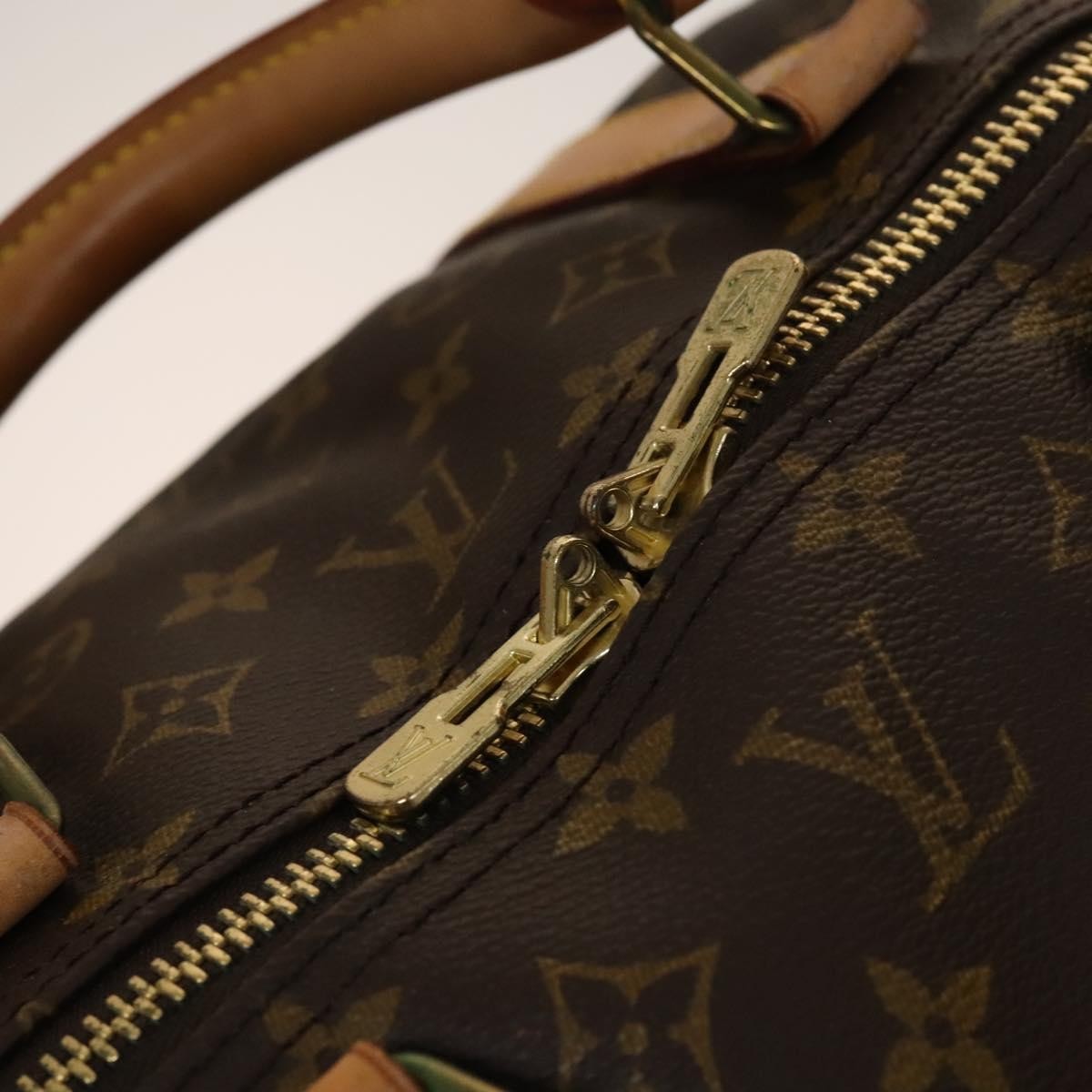 Louis Vuitton Keepall Monogram Canvas Brown Canvas Bag (Pre-Owned)