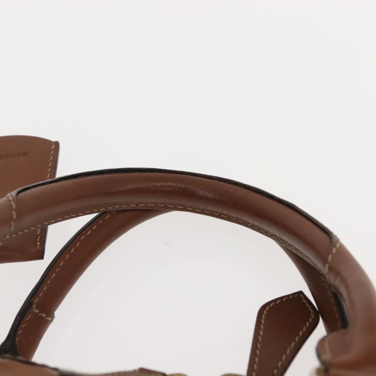 Burberry Orchard Smooth Leather Brown Leather Handbag (Pre-Owned)
