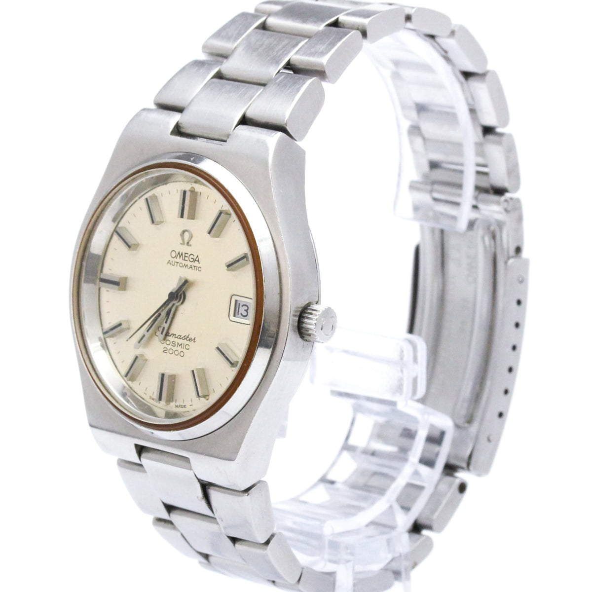 Omega Seamaster Cosmic Automatic Stainless Steel Watch (Pre-Owned)