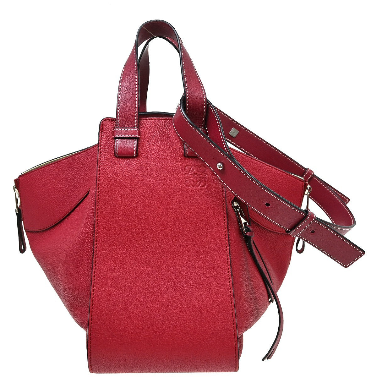 Loewe Hammock Leather Pink Leather Handbag (Pre-Owned)