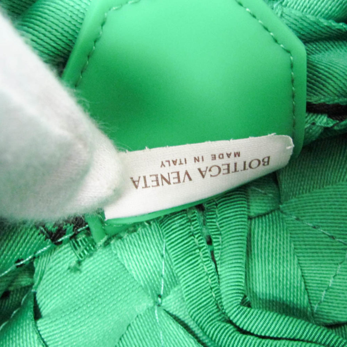 Bottega Veneta Double Knot Hobo Intrecciato Effect Jacquard Multicolour Nylon Shoulder Bag Bag (Pre-Owned)