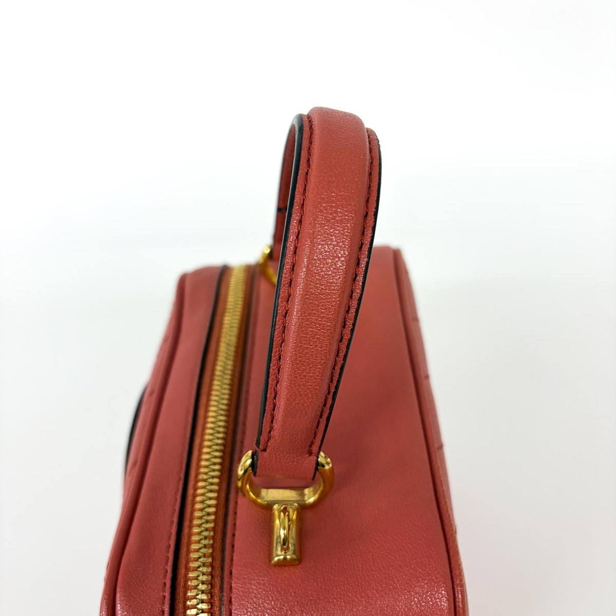 Gucci Blondie Nm Top Handle Leather Pink Leather Handbag (Pre-Owned)