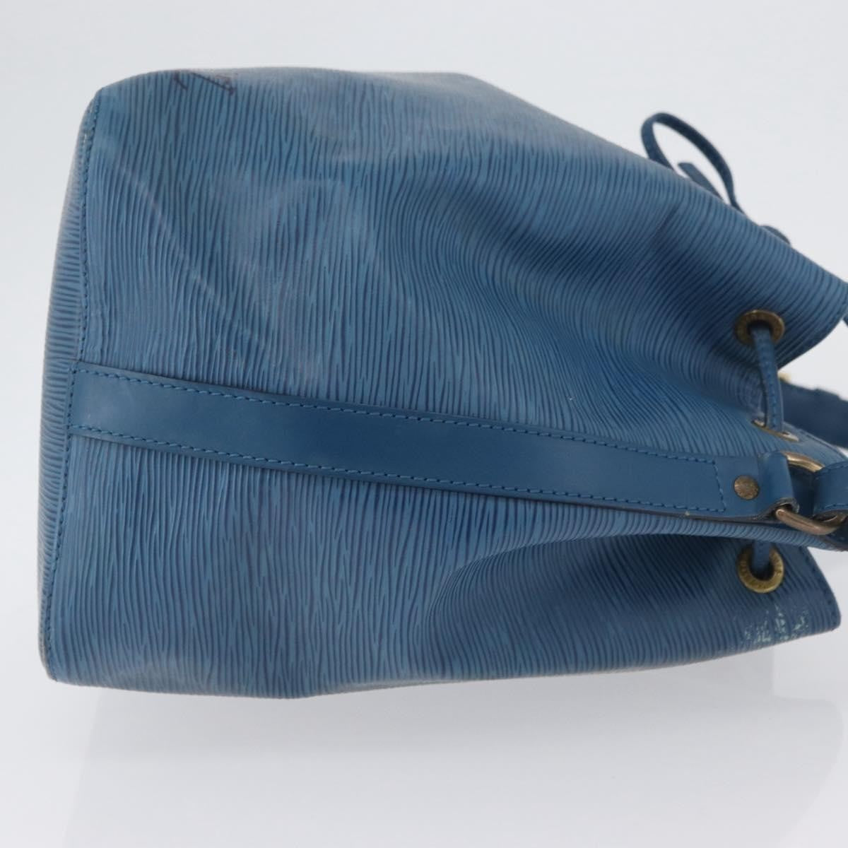 Louis Vuitton Petit Noe Epi Leather Blue Leather Shoulder Bag Bag (Pre-Owned)