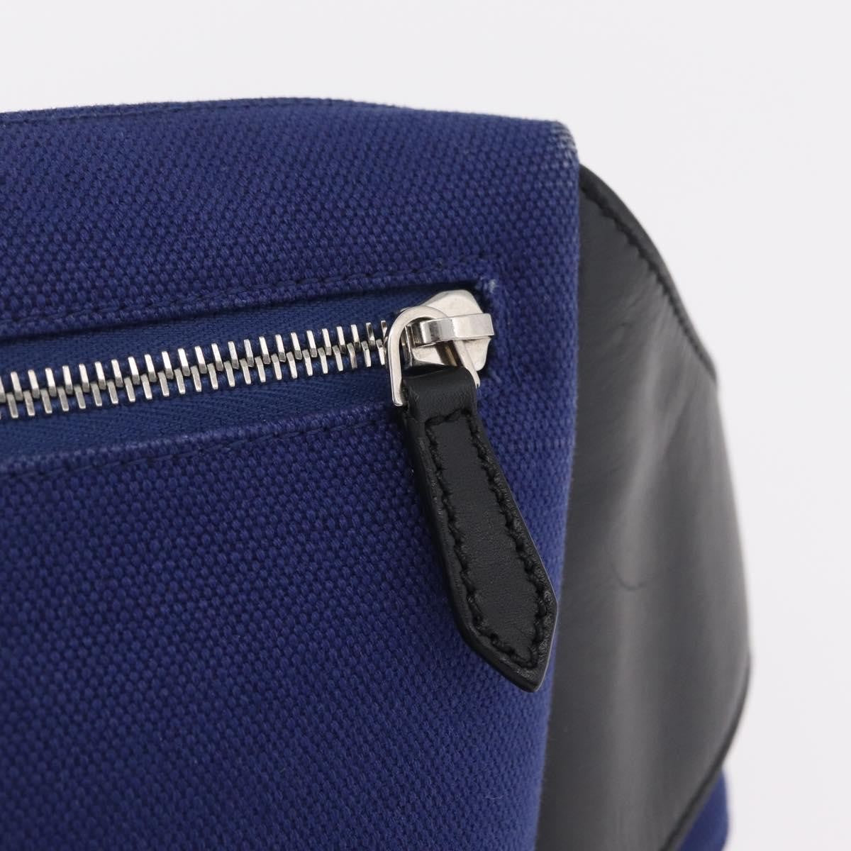 Balenciaga Navy Neo Lift Waist Canvas And Leather Blue Canvas Handbag (Pre-Owned)