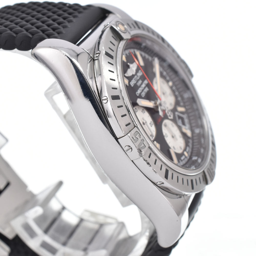 Breitling Chronomat Chronograph Automatic Stainless Steel And Rubber Watch (Pre-Owned)