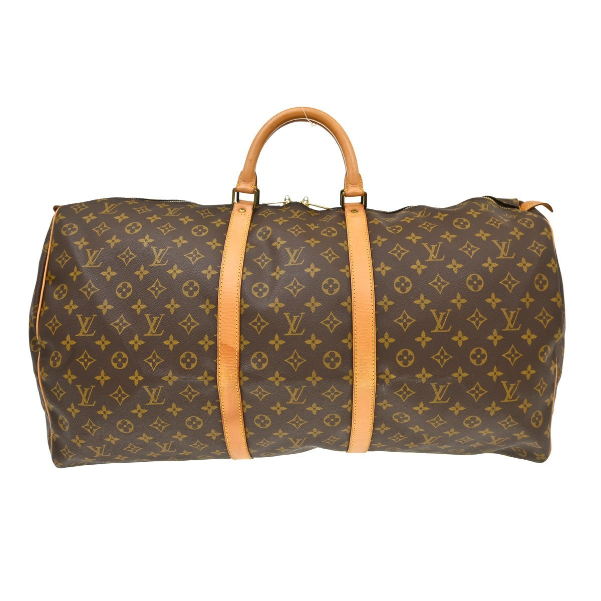 Louis Vuitton Keepall Monogram Canvas Brown Canvas Travel Bag Bag (Pre-Owned)
