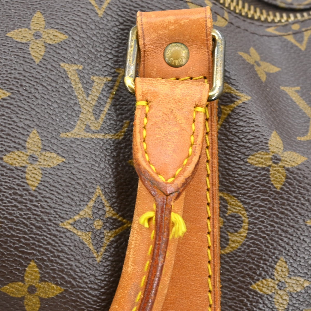 Louis Vuitton Keepall Monogram Brown Canvas Travel Bag Bag (Pre-Owned)