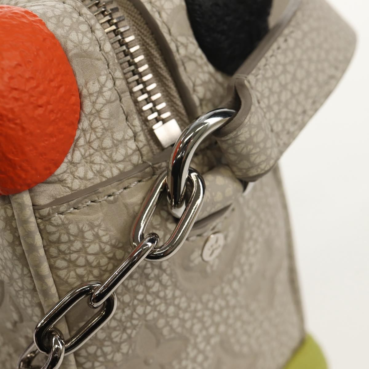 Louis Vuitton Soft Trunk Monogram Taurillon Leather Gray Canvas Shoulder Bag Bag (Pre-Owned)