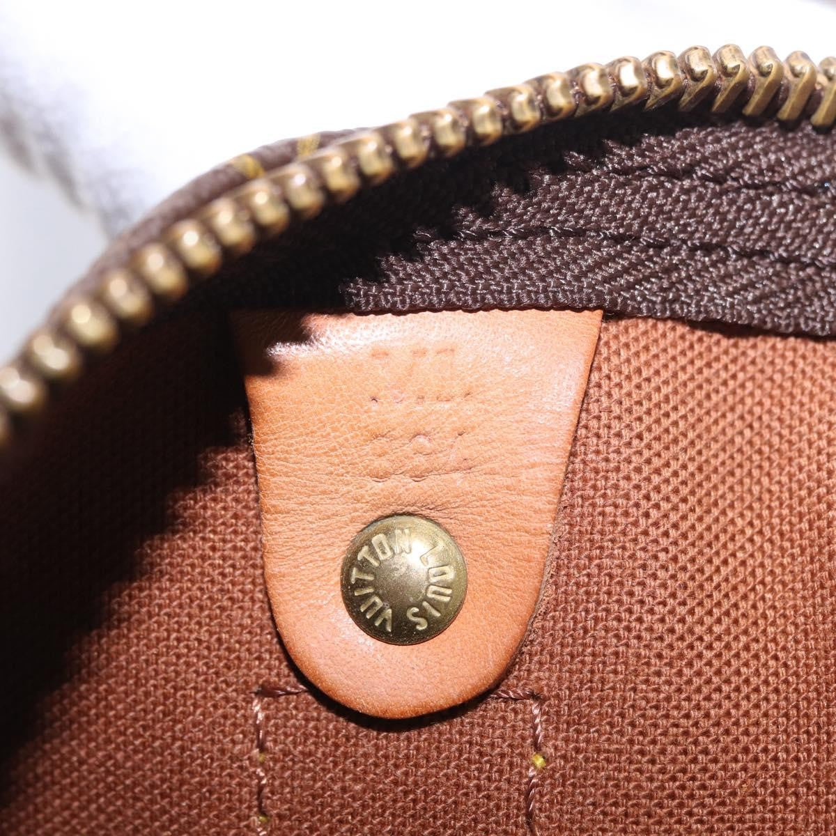 Louis Vuitton Keepall Monogram Canvas Brown Canvas Travel Bag Bag (Pre-Owned)