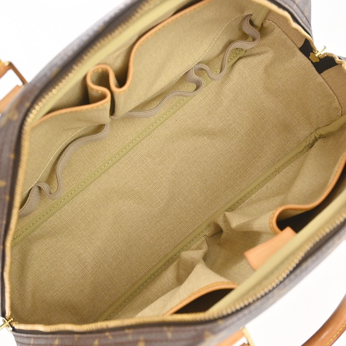 Louis Vuitton Deauville Monogram Canvas Brown Canvas Handbag (Pre-Owned)