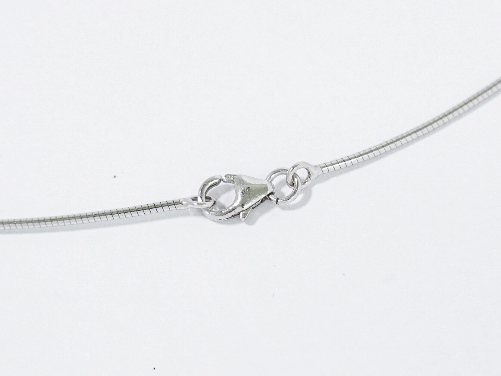 Hermes Cage D'h Pendant Metal Silver Metal Necklace Jewelry (Pre-Owned)