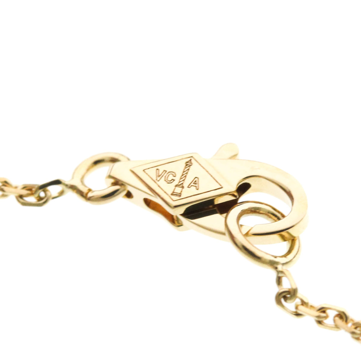 Van Cleef & Arpels Sweet Alhambra Butterfly Pendant 18K White Gold With Turquoise Gold Yellow_Gold Necklace Jewelry (Pre-Owned)