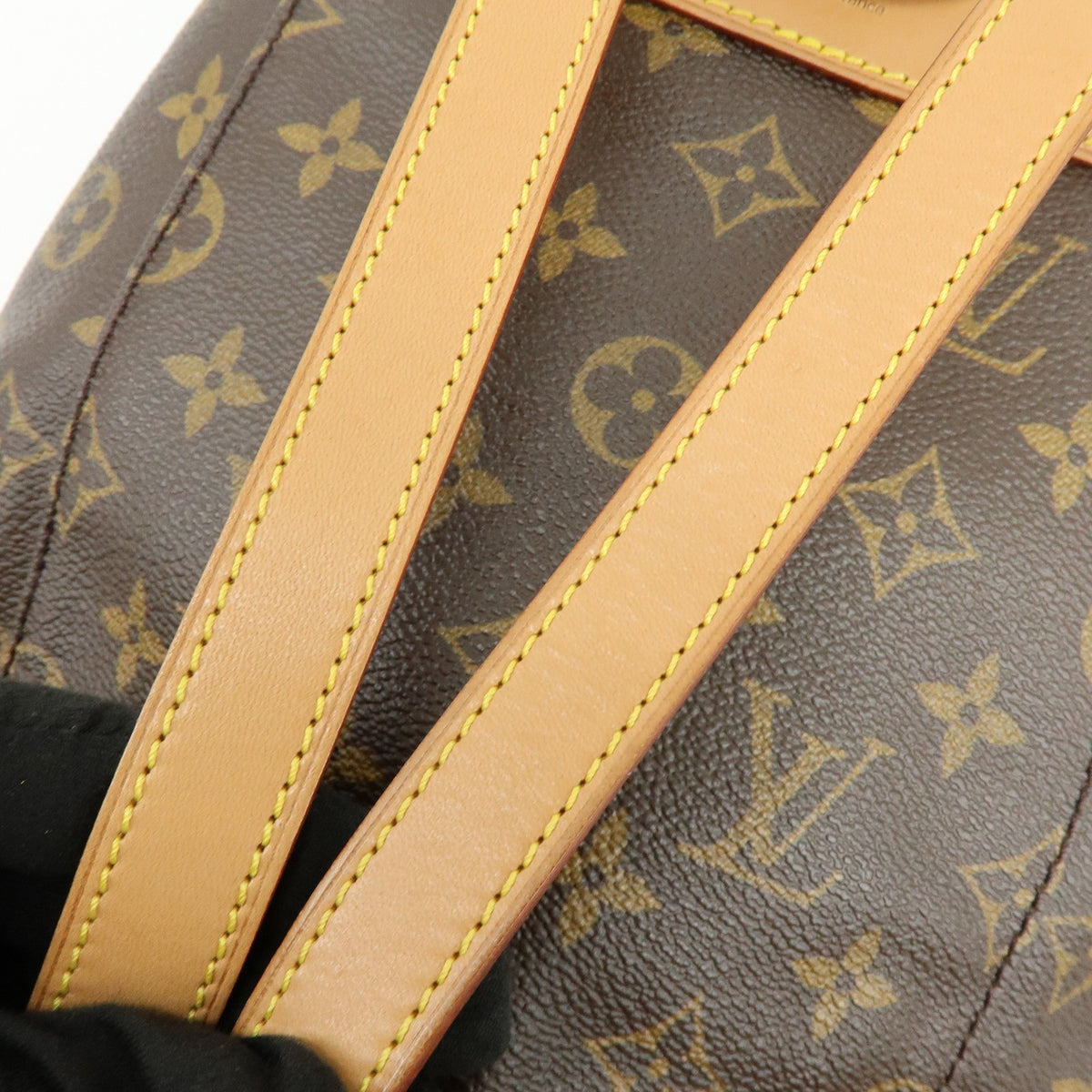 Louis Vuitton Vintage Montsouris Monogram Canvas Brown Canvas Backpack Bag (Pre-Owned)