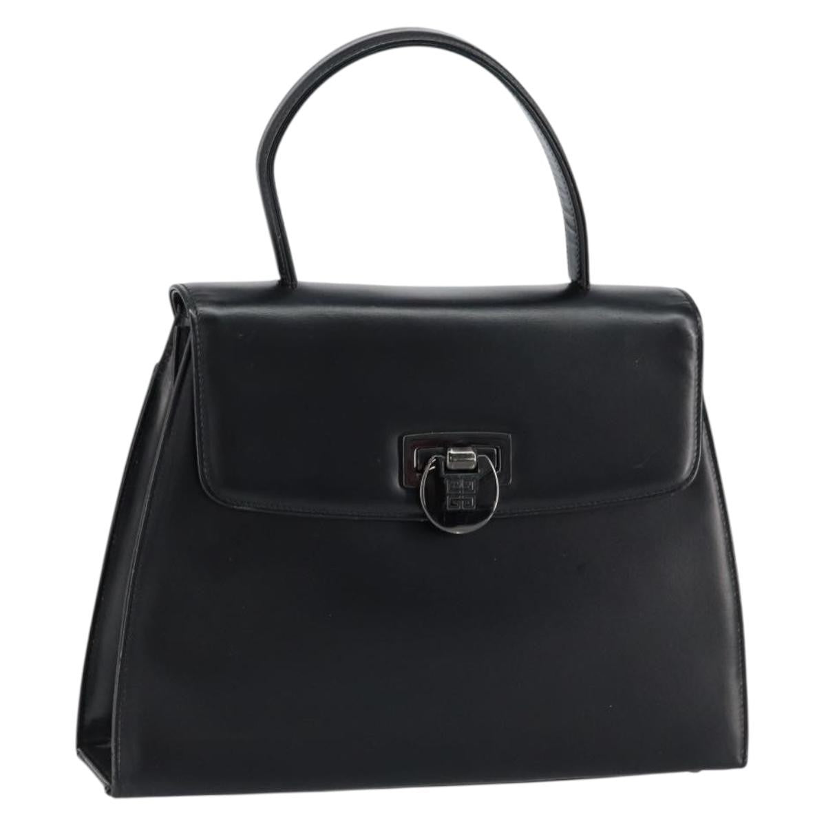 Givenchy Handbag Leather Black Leather Handbag (Pre-Owned)