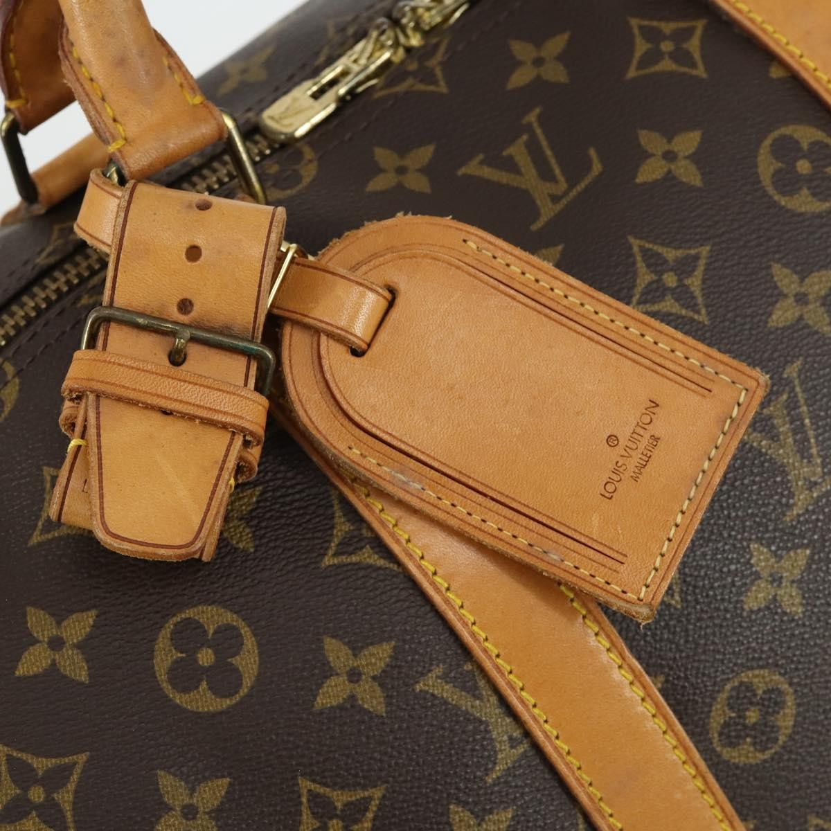 Louis Vuitton Keepall Monogram Canvas Brown Canvas Travel Bag Bag (Pre-Owned)
