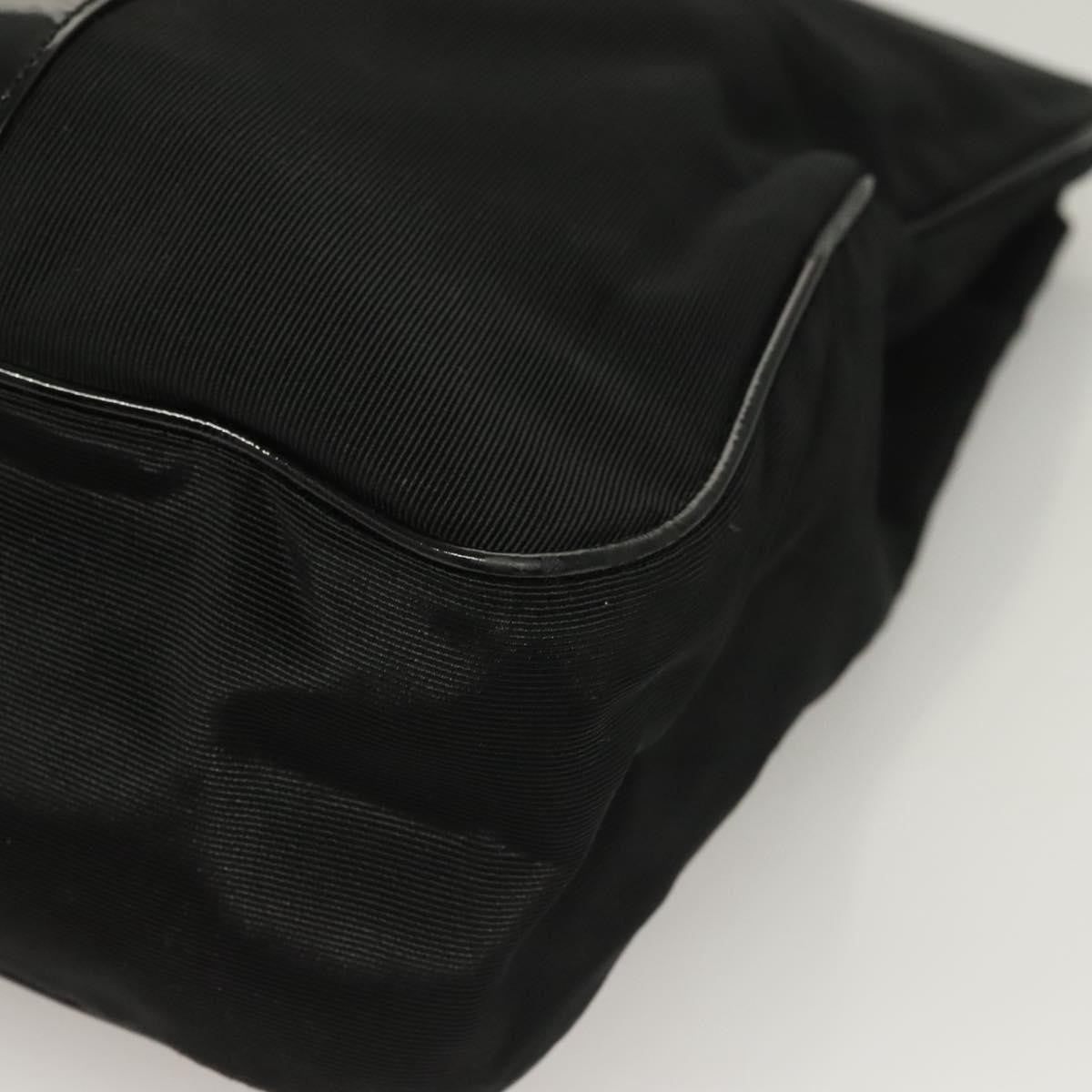 Salvatore Ferragamo Vala Tote Nylon Black Nylon Tote Bag Bag (Pre-Owned)