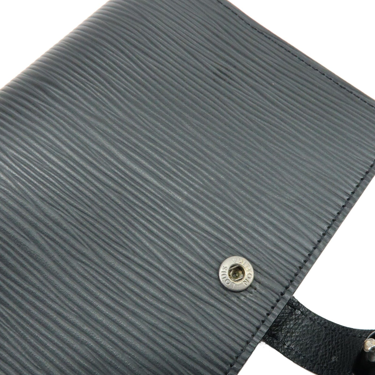 Louis Vuitton Ring Agenda Cover Epi Leather Black Leather Briefcase Bag (Pre-Owned)