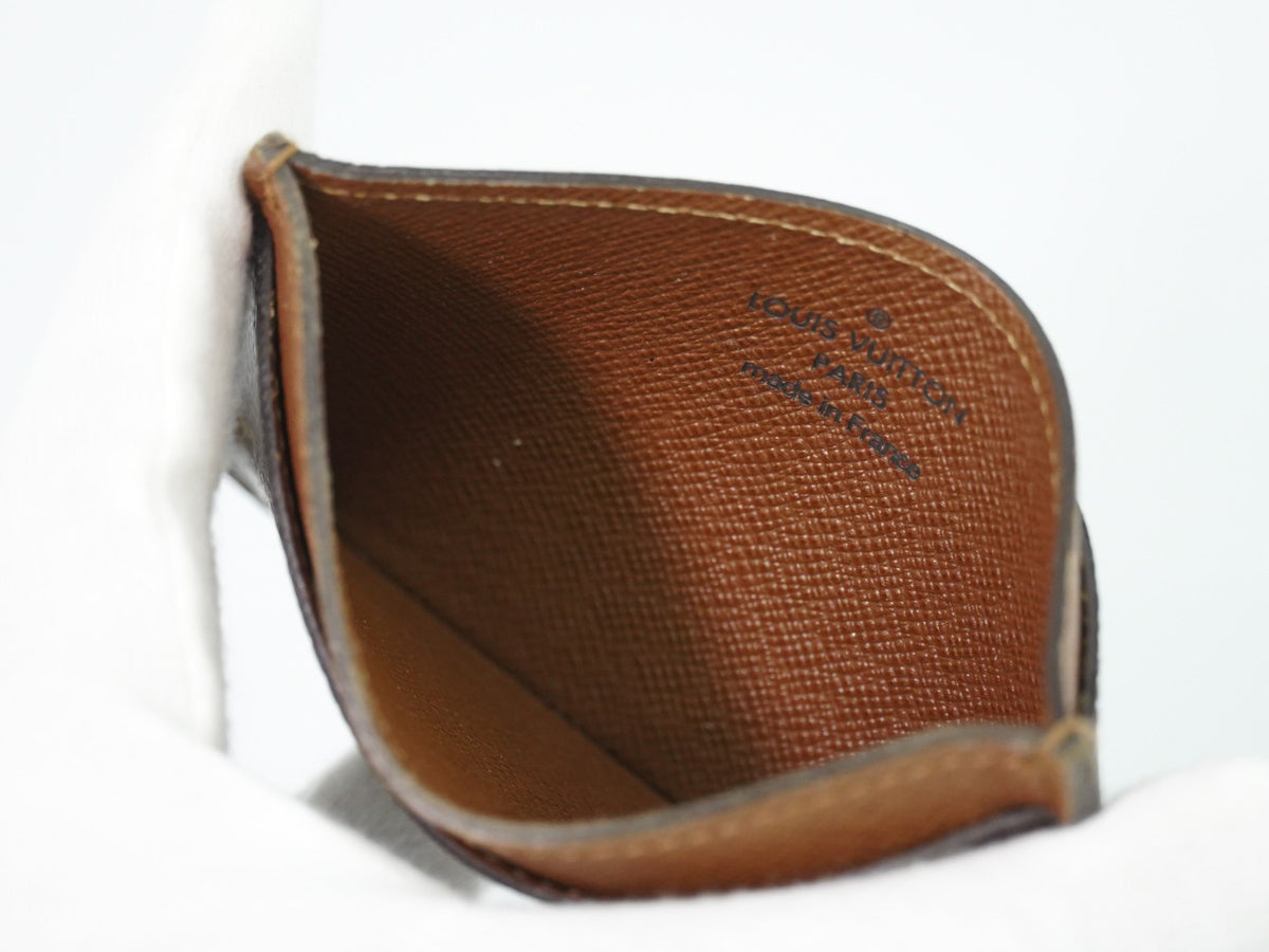 Louis Vuitton Card Holder Reverse Monogram Canvas Brown Canvas Card Holders Accessory (Pre-Owned)