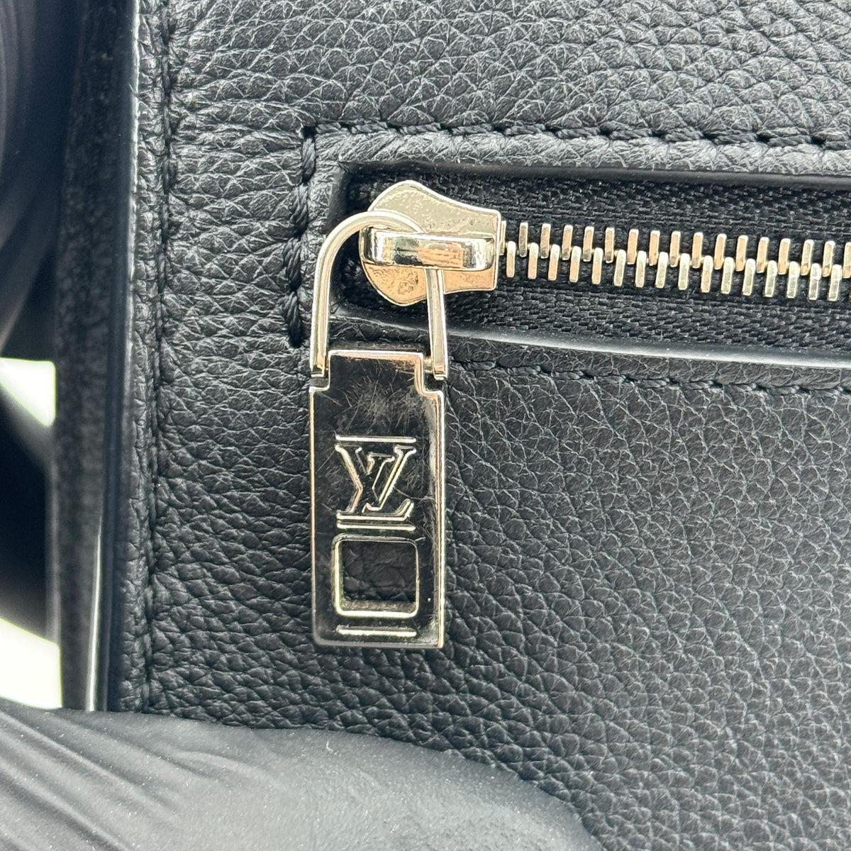 Louis Vuitton Mylockme Leather Black Leather Handbag (Pre-Owned)